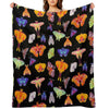 Moth Throw Blanket
