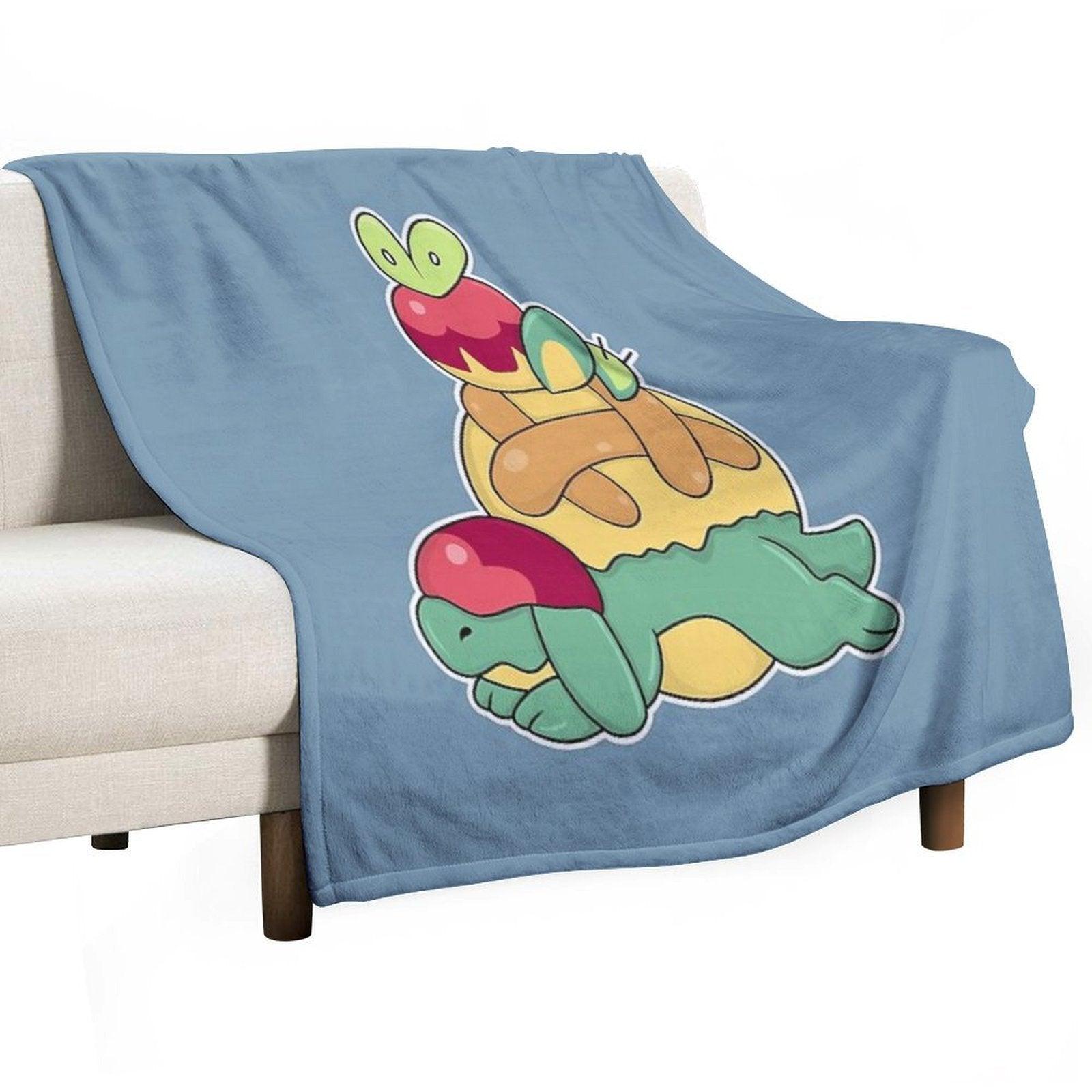 Appletun And Applin Throw Blanket