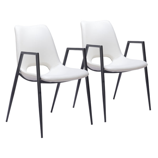 Desi Dining Chair (Set of 2) White