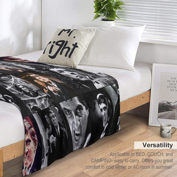 Dark Shadows TV Show Photo Collage Plush Throw Blanket