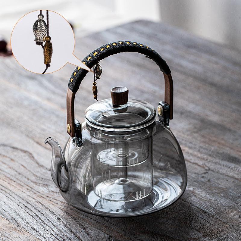 Glass Cooking Kettle Electric Ceramic Stove Household Tea Set Small Health Preservation Tea-boiling Stove Suit
