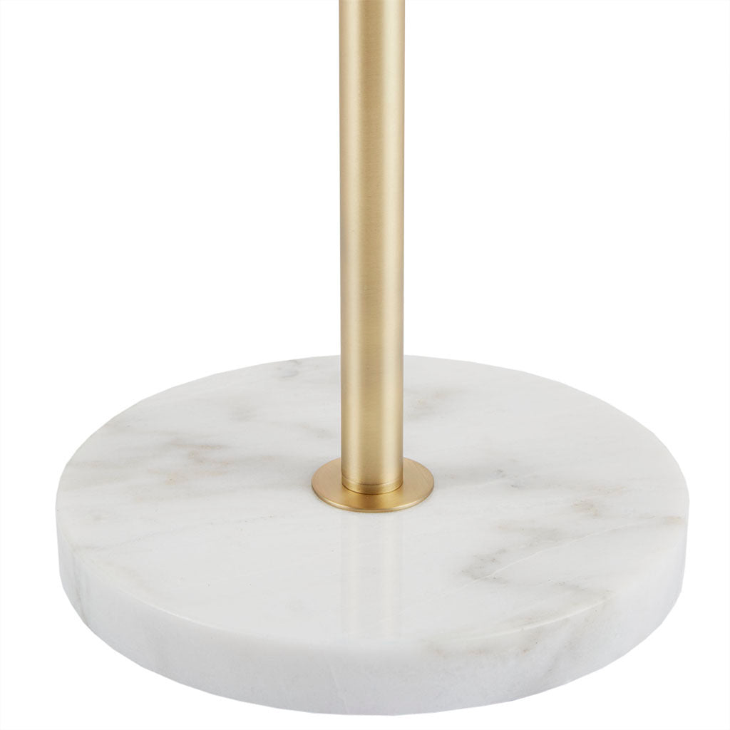 3-Globe Light Floor Lamp with Marble Base BLAKHOM