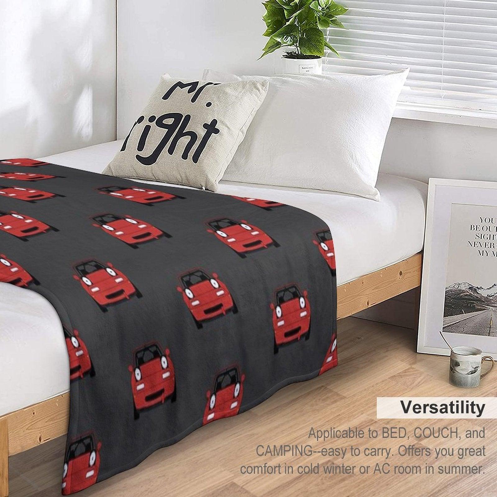 Miata Racecar Throw Blanket