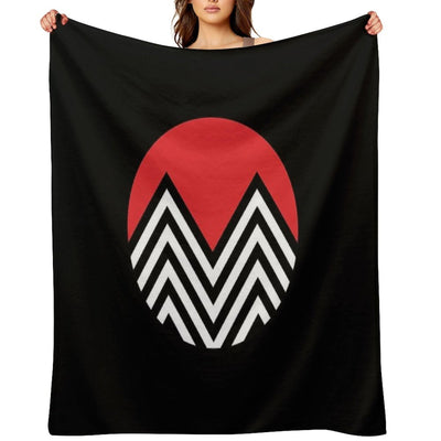 Black Lodge Lightweight Throw Blanket