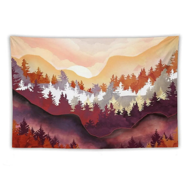 Amber Forest Tapestry