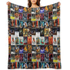 25 Iconic Movies, Movie Poster Collage , Man Cave Poster, Movie Lover Gift Compact Throw Blanket