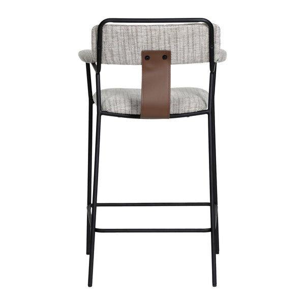 Couva Counter Stool (Set of 2) Gray Tweed