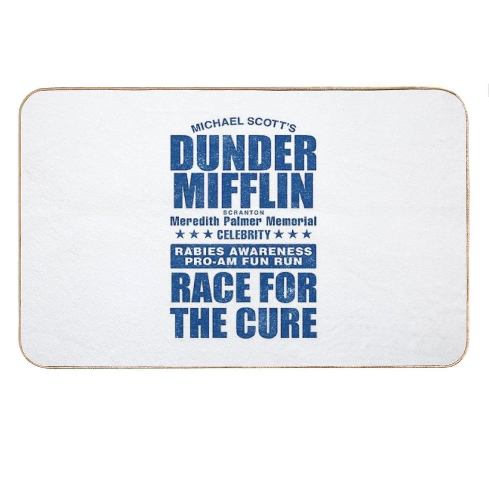 Dunder Mifflin Rabies Awareness Race for The Cure Bath Mat