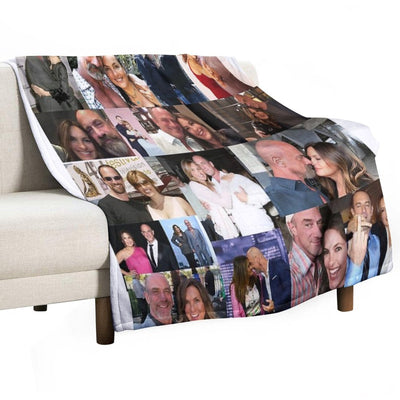 Chris Meloni And Mariska Hargitay Durable Throw Blanket
