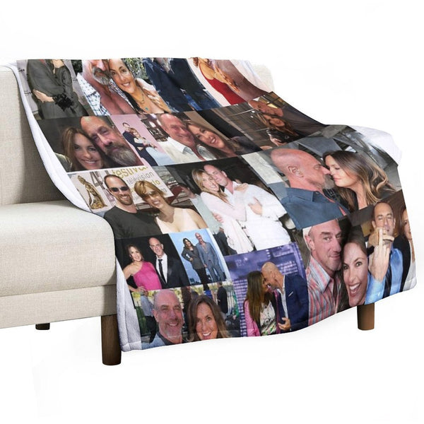 Chris Meloni And Mariska Hargitay Durable Throw Blanket