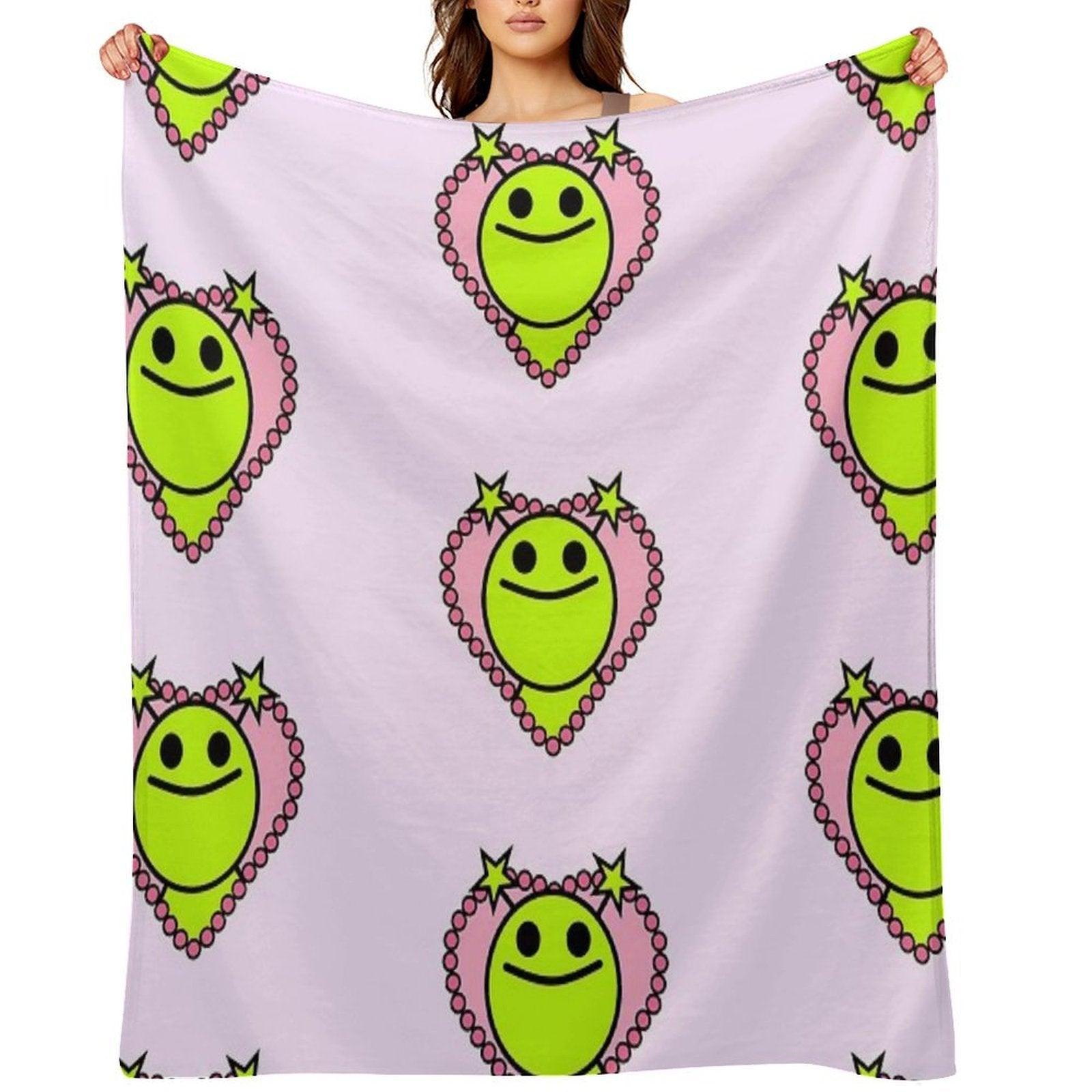 Dottie Green Alien Throw Blanket