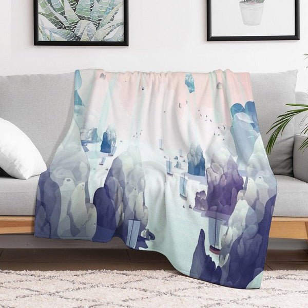 Edge of The Earth Throw Blanket