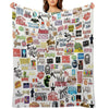 Musical Logos Throw Blanket