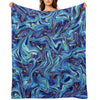 ABSTRACT-81 Lightweight Throw Blanket