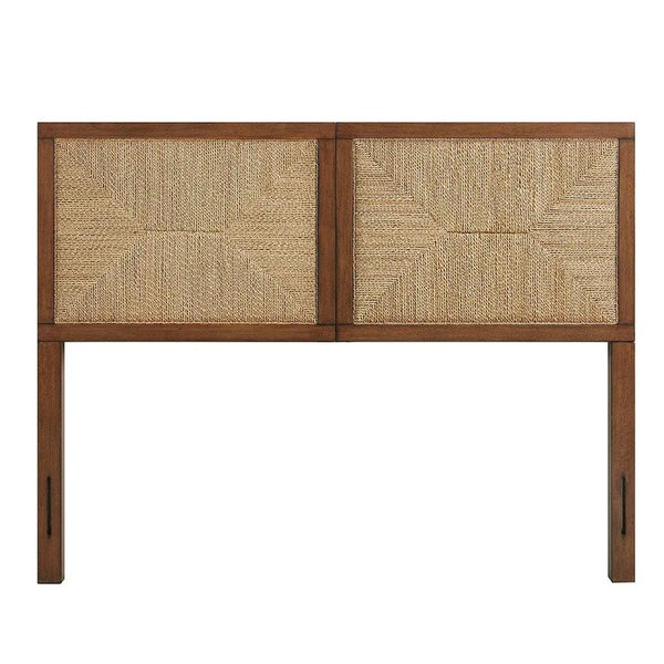 Seagate Handcrafted Seagrass Headboard Queen by INK+IVY - Gifts for You 'n Me