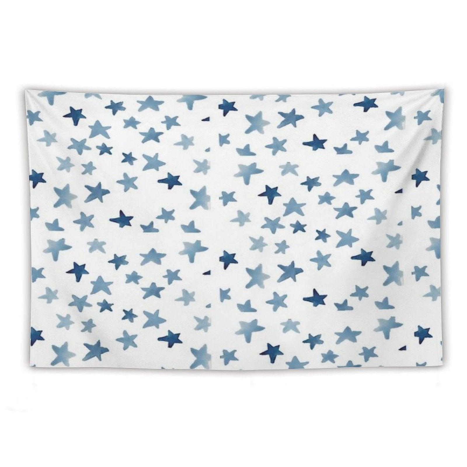 Blue Stars Tapestry