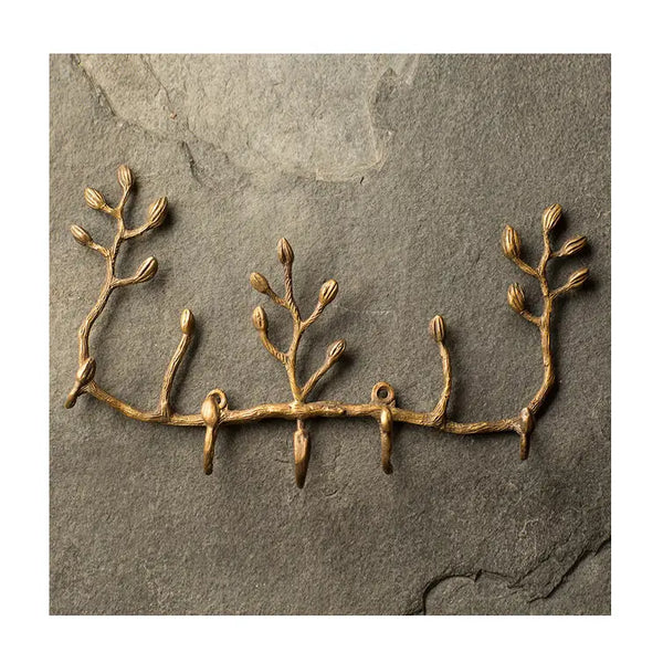 Antiqued Brass Key Holder