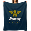 Mooney Aircraft Plush Throw Blanket