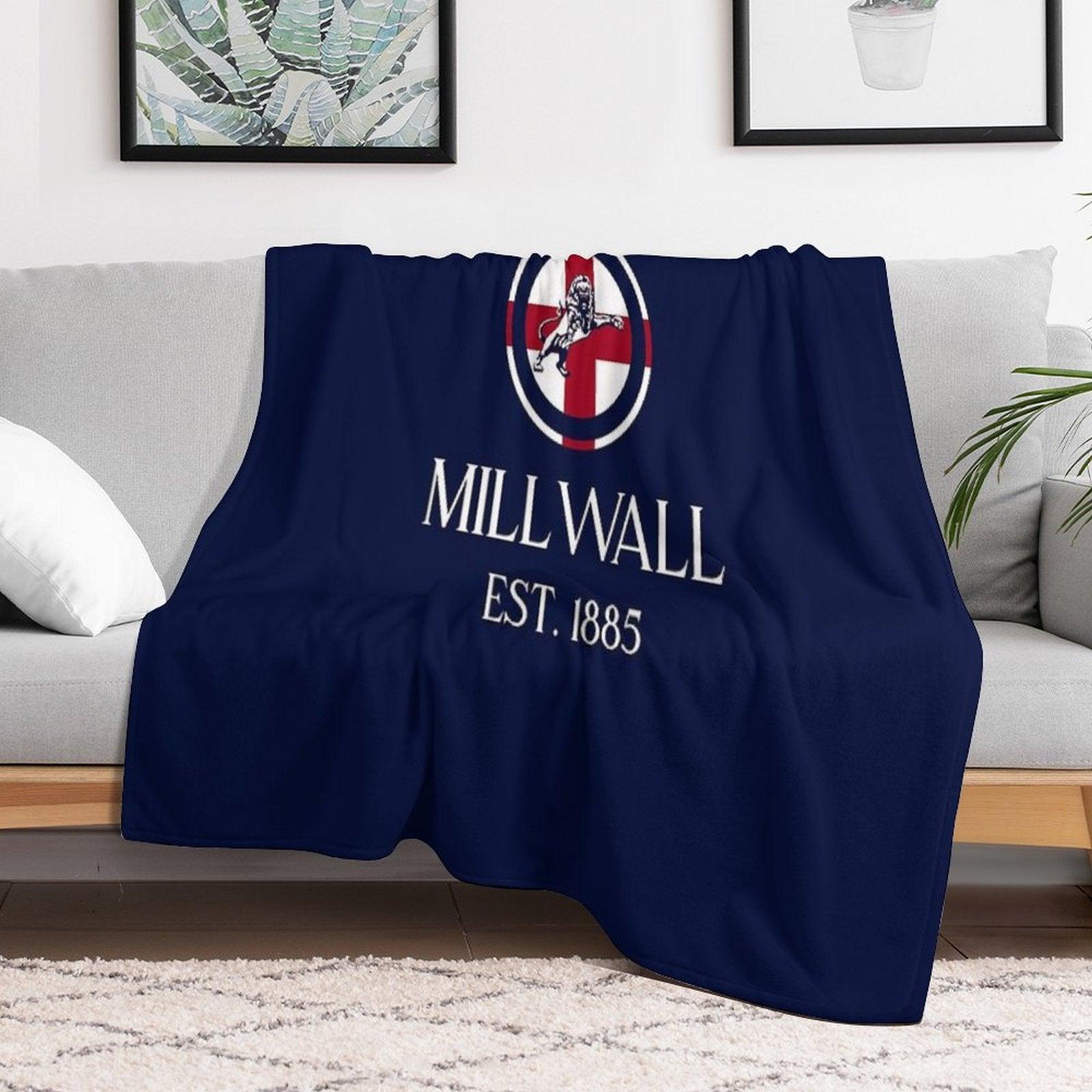 Millwall England Throw Blanket