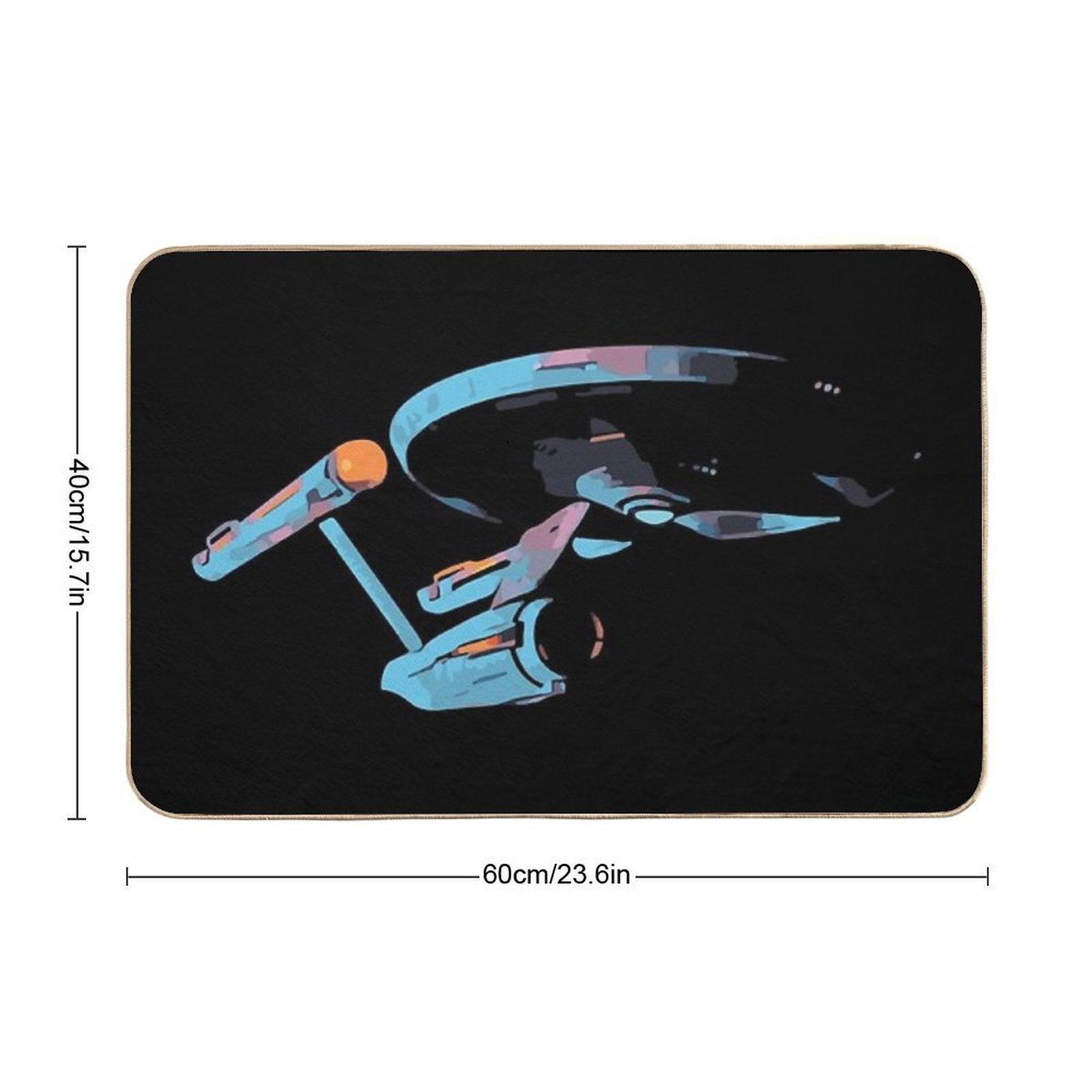 To Boldly Go Bath Mat