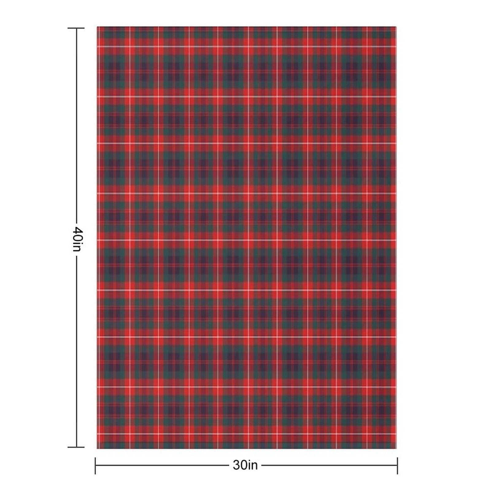 Clan Fraser of Lovat Tartan Multi-functional Throw Blanket