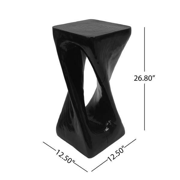 Outdoor Side Table Twist Shape End Table