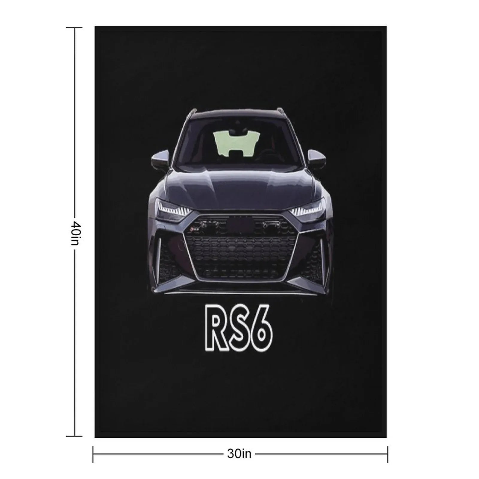 2020 Audi RS6 Throw Blanket