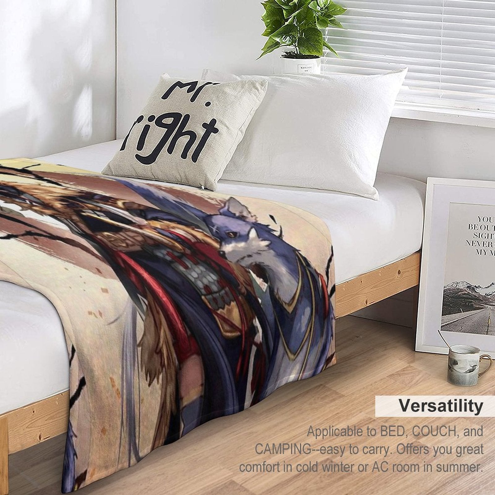 Monster Hunter Rise Multi-functional Throw Blanket