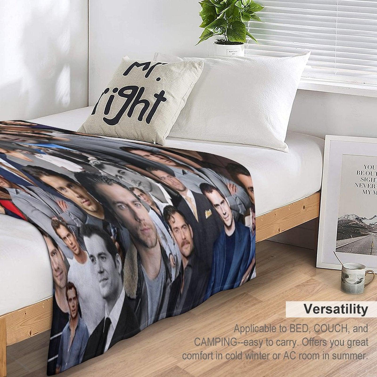 Henry Cavill Throw Blanket