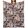 Lee Know Collage Throw Blanket
