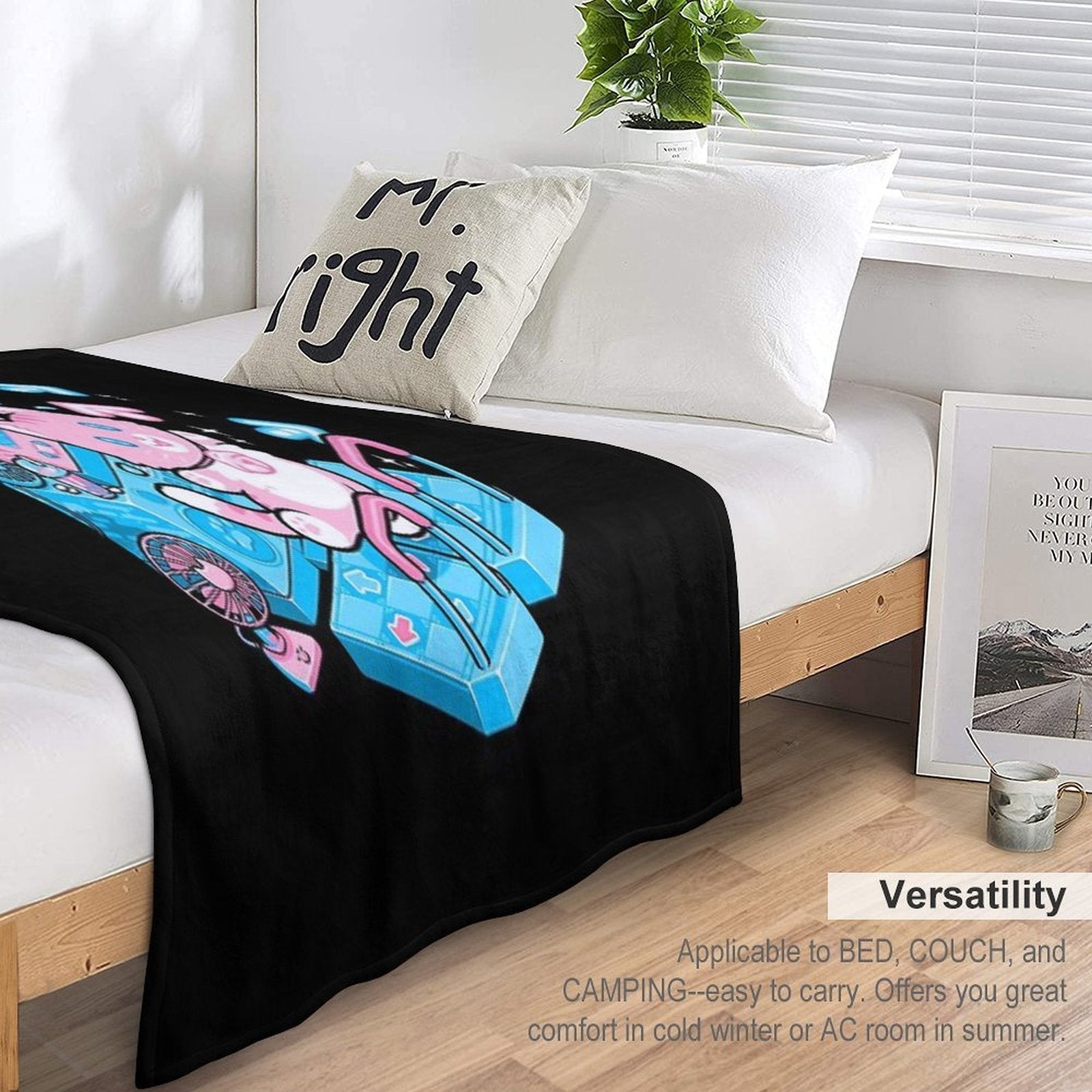 Dance Kitty Multi-functional Throw Blanket
