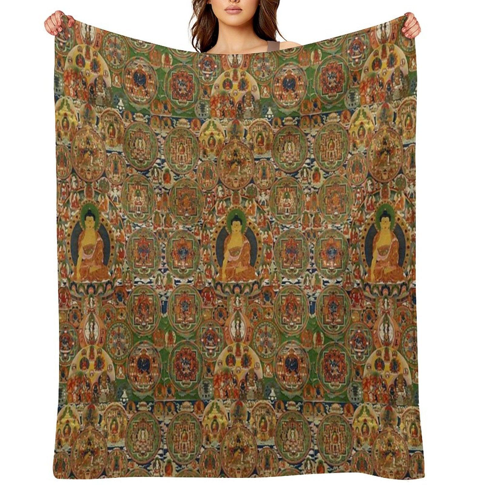 Buddha Throw Blanket