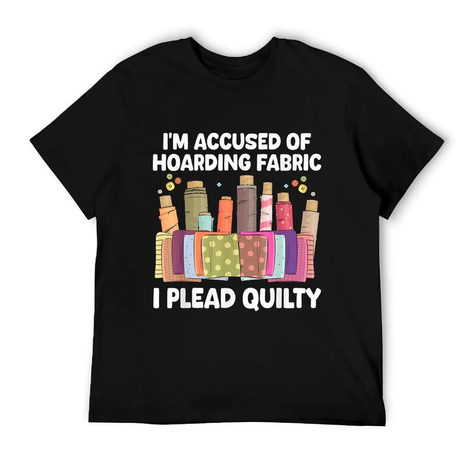 Funny Quilting Art For Men Women Sewer Quilt Sewing Quilter T-Shirt