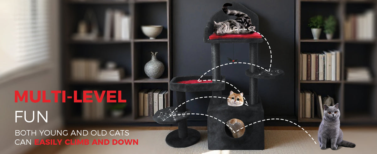Black Gothic Cat Tree