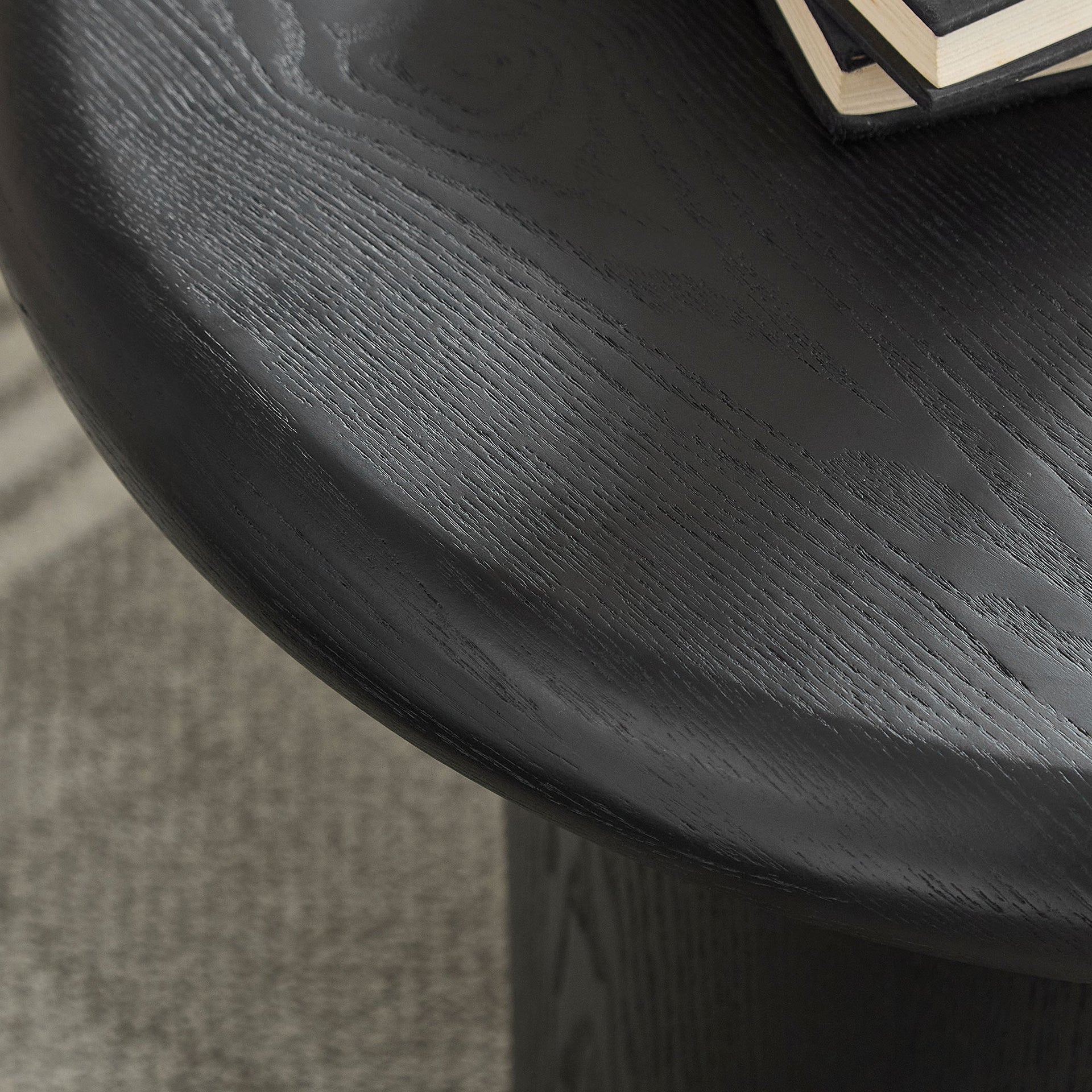 2-Piece Modern Round Coffee Table Set