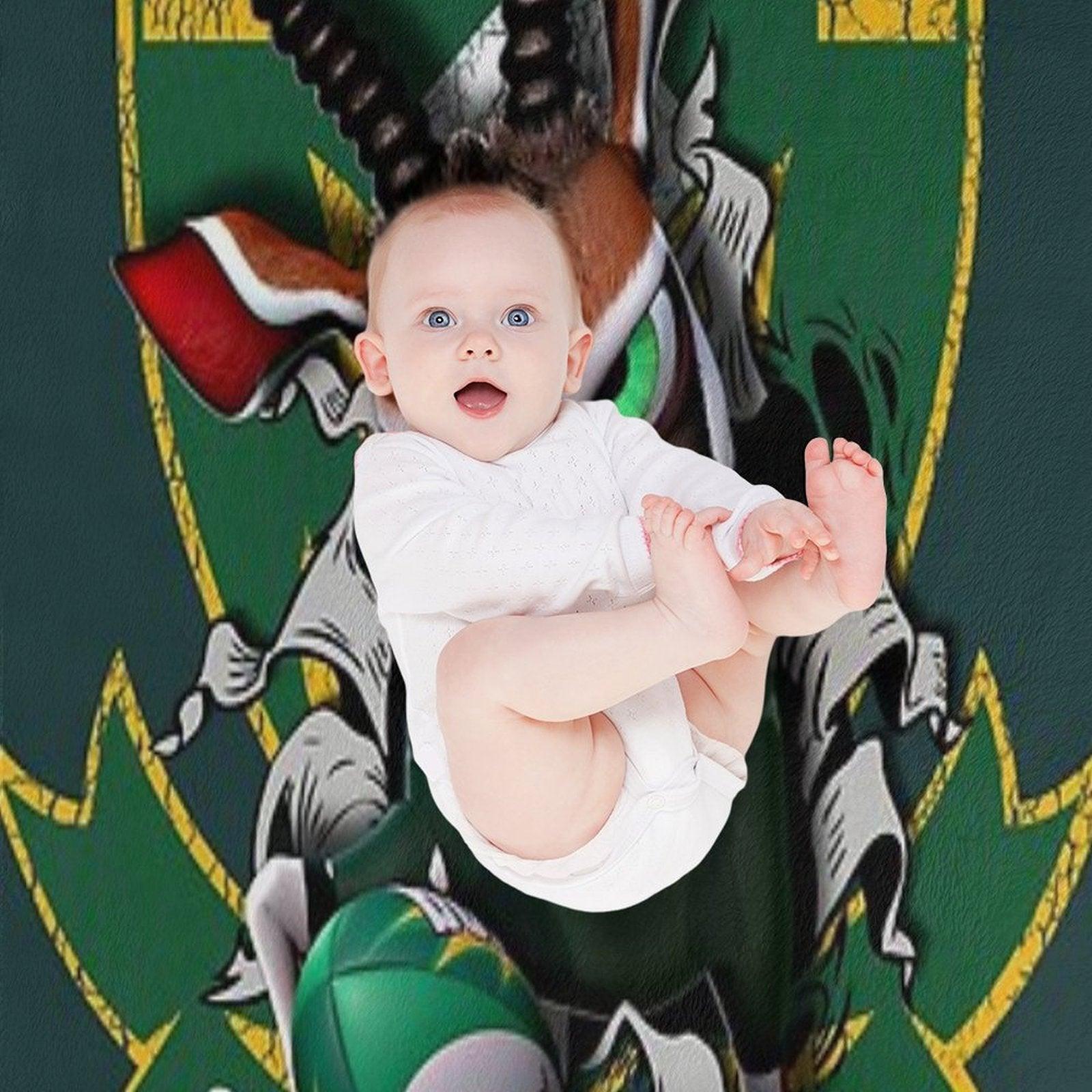 Springbok Vs Protea Throw Blanket