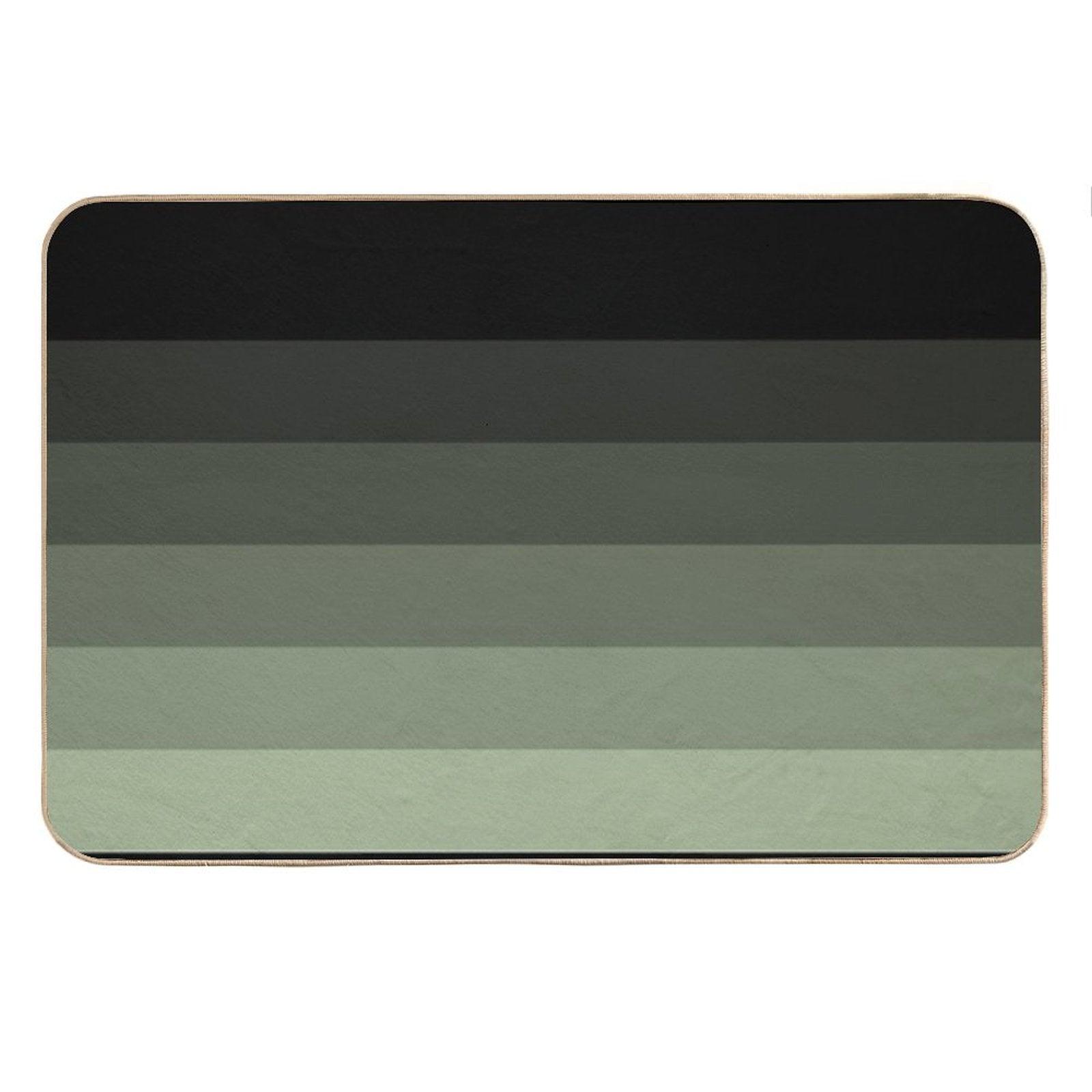 Fade to Black Camo Green Grey Shades Bath Mat