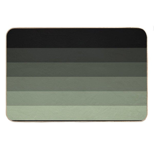 Fade to Black Camo Green Grey Shades Bath Mat