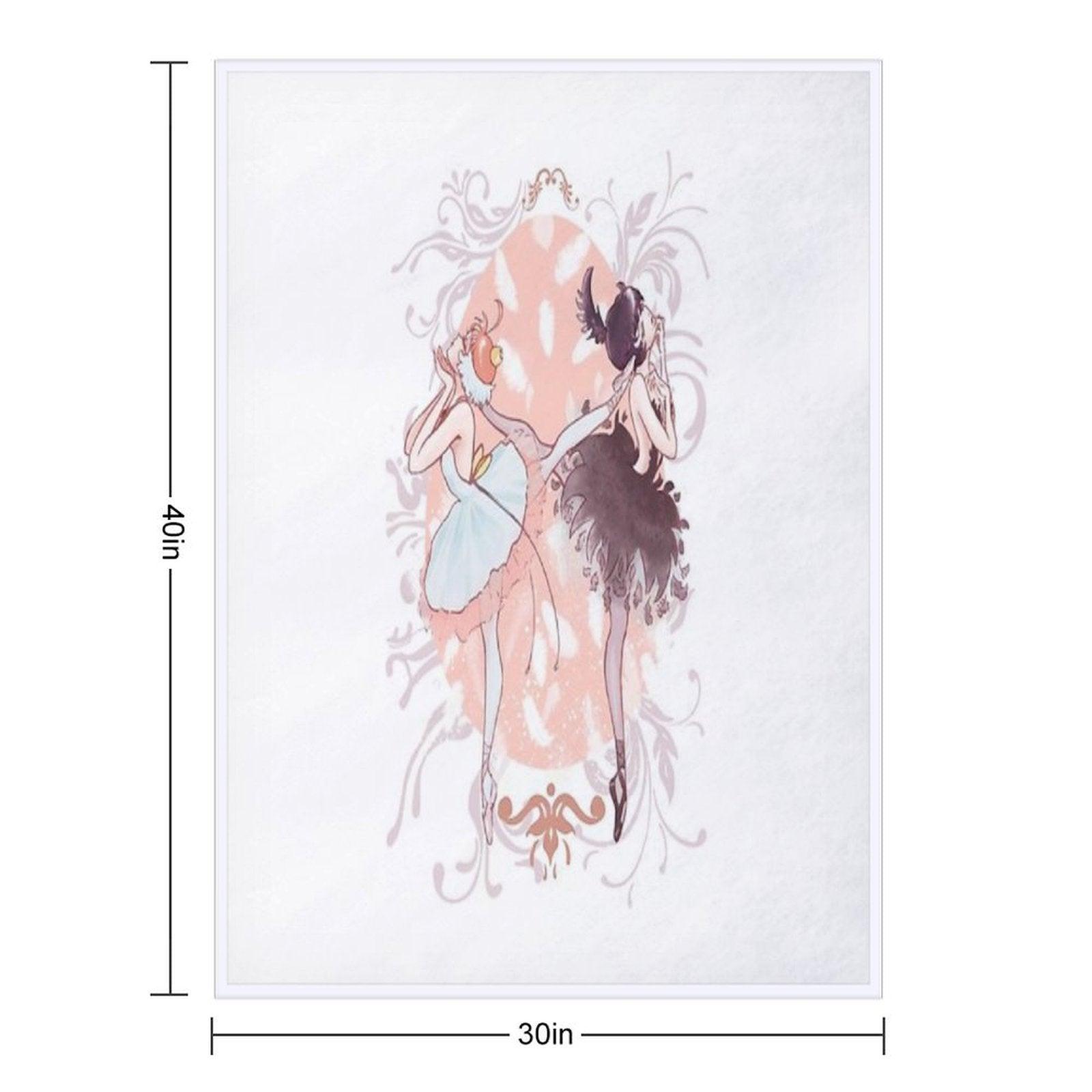 Crow And Duck Throw Blanket