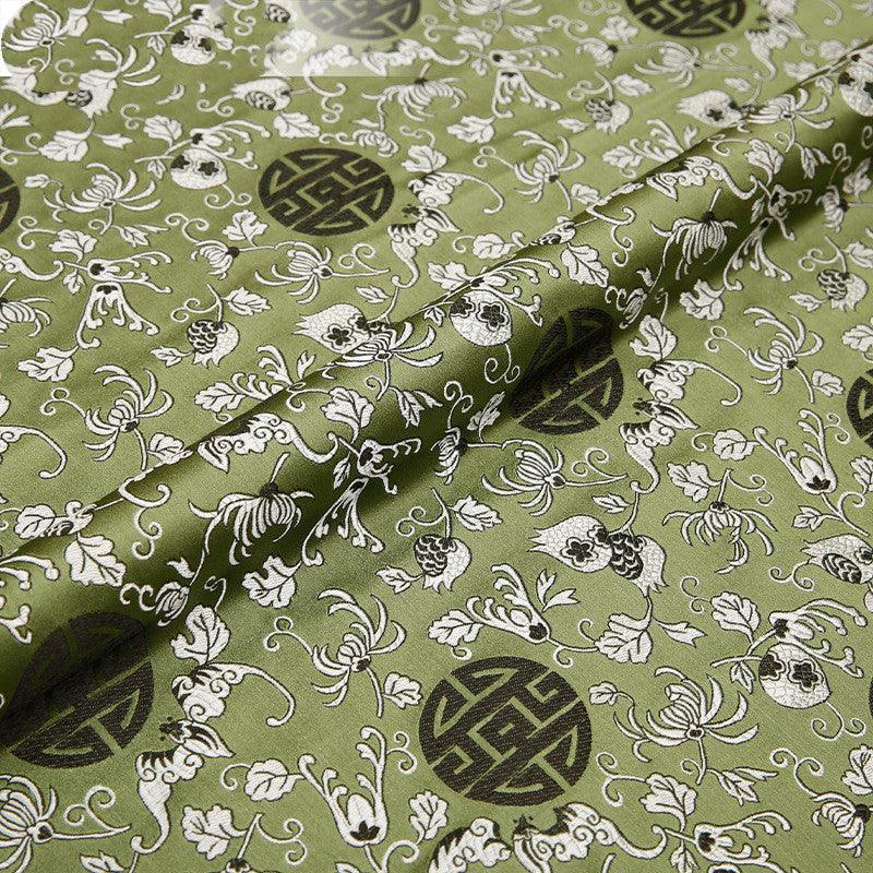 Beautiful Imitation Silk Pomegranate Fabric