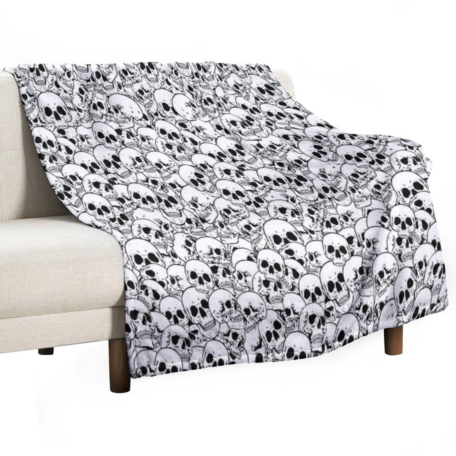 Skulls Durable Throw Blanket