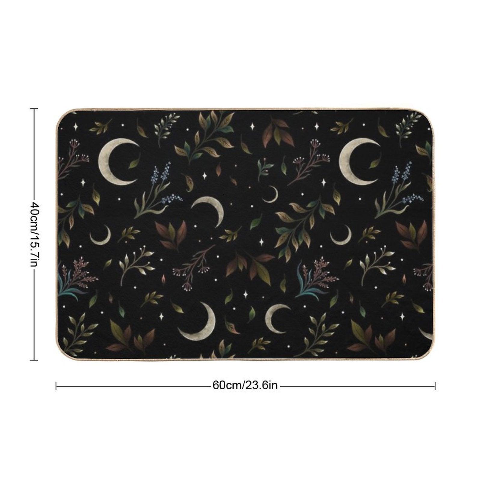 Crescent Moon Garden Bath Mat