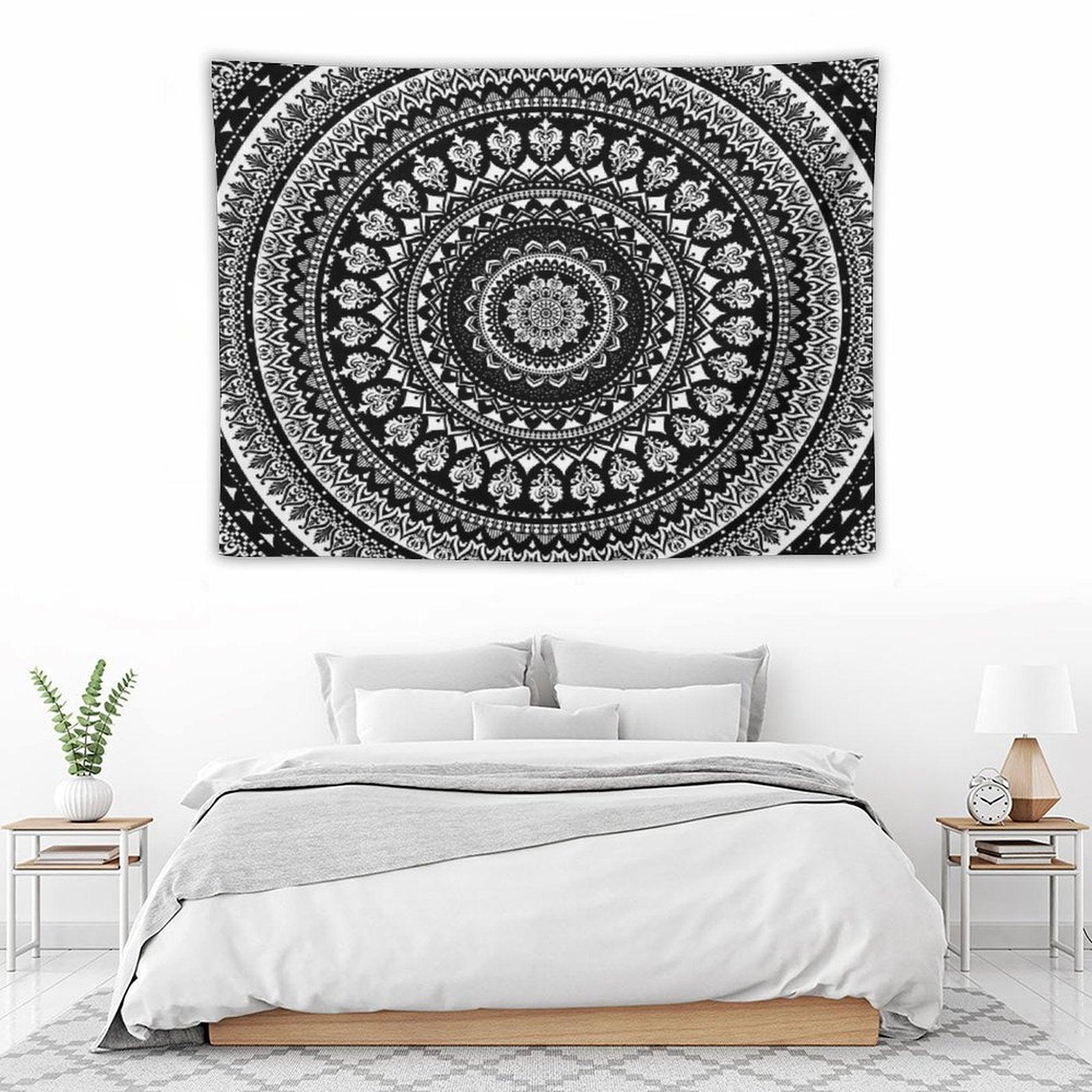 Mandala Monochrome 2 Tapestry