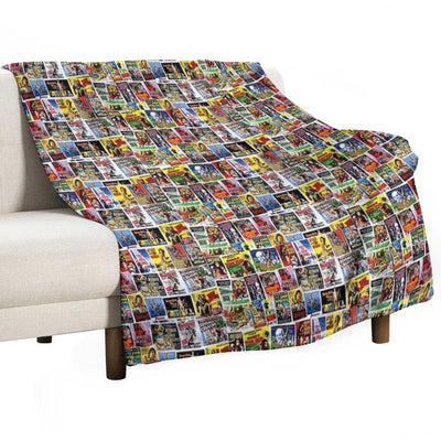 Horror Movies Wrinkle-free Throw Blanket