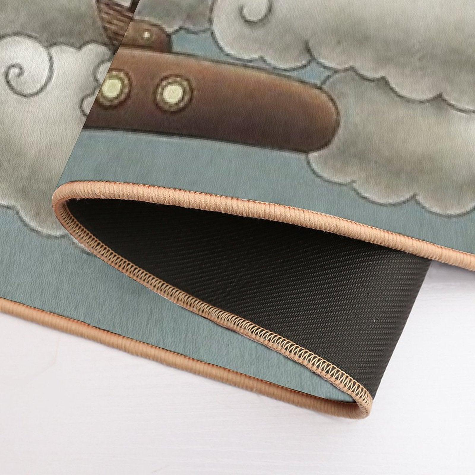 Ocean Meets Sky Bath Mat