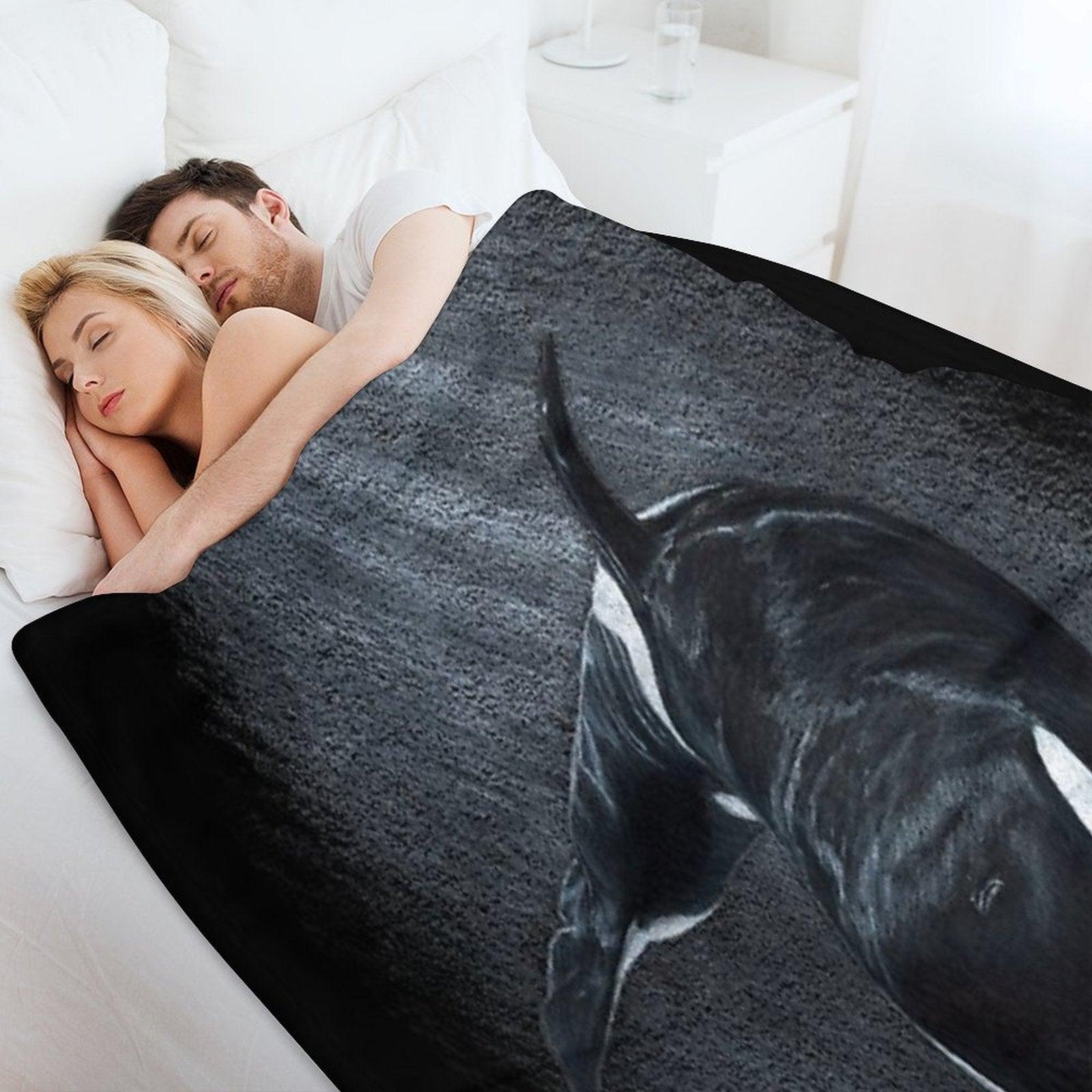 White Whale - Orca Throw Blanket