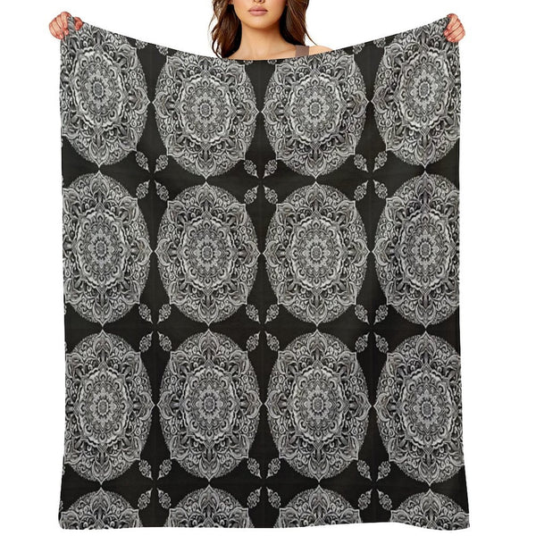Make Your Bedroom, Kitchen & Bath Cozy with Mandala Decor Comfort Throw Blanket
