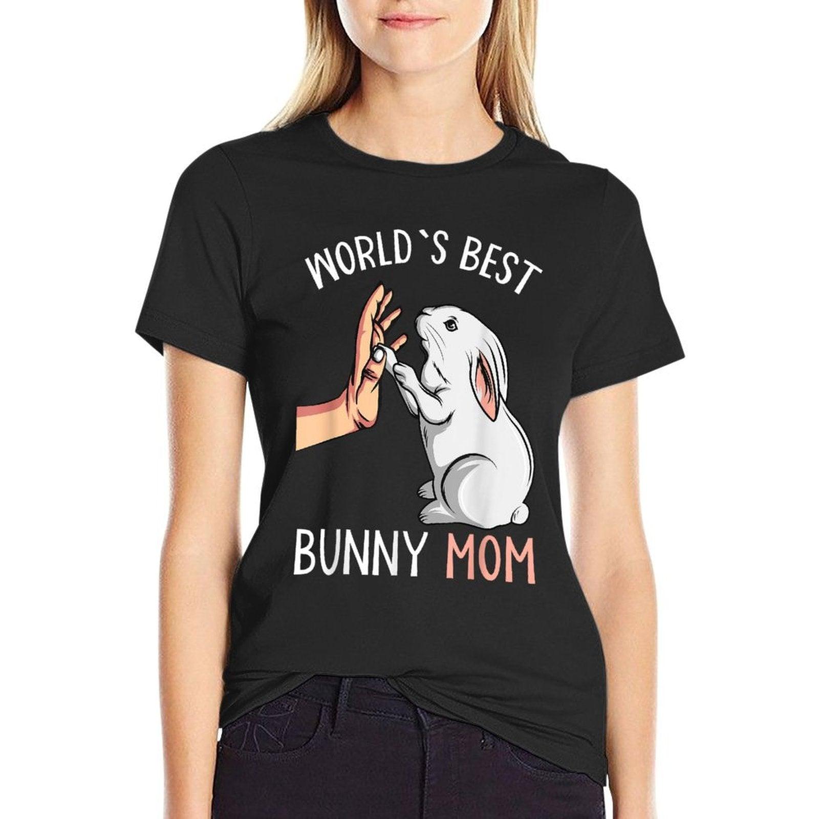 World´s Best Bunny Mom Rabbit Love Easter Girls Womens T-Shirt