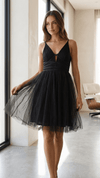 BCBGeneration Women's Lace up Tutu Dress - Black Size 6 - 6/Black
