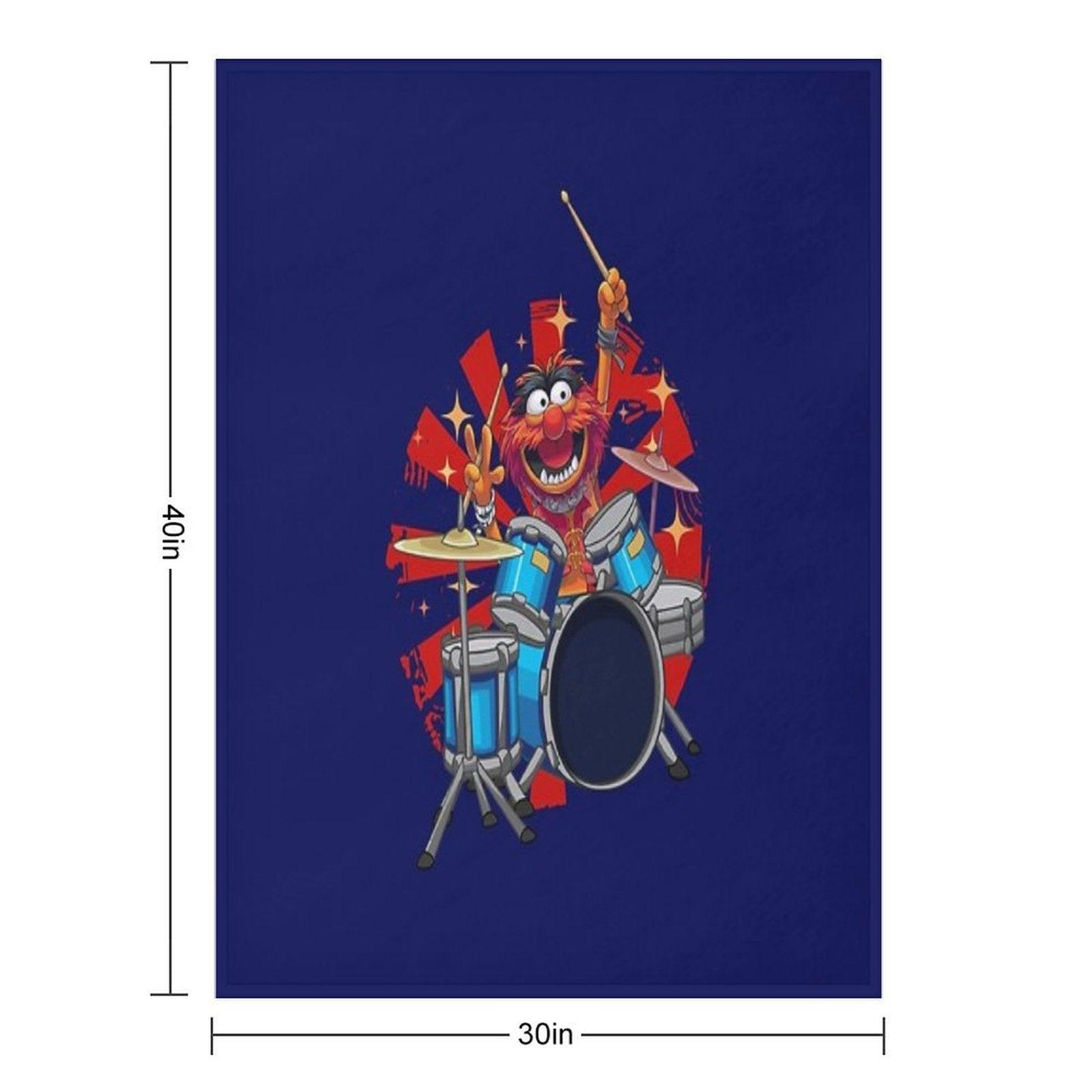 ANIMAL DRUMMER THE MUPPETS SHOW Throw Blanket